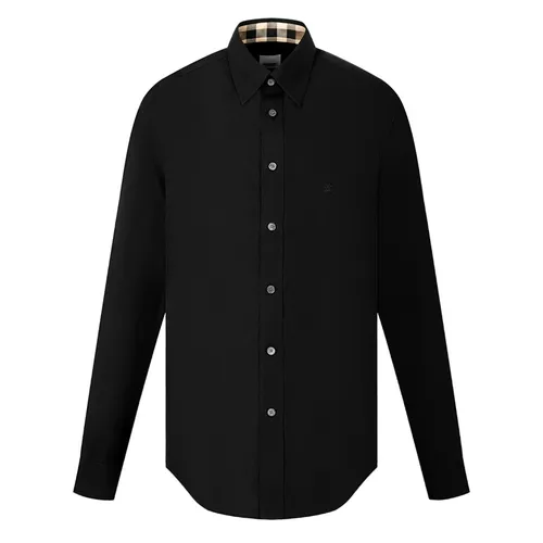 Áo Sơ Mi Nam Burberry Shirt 8066763 Màu Đen Size S