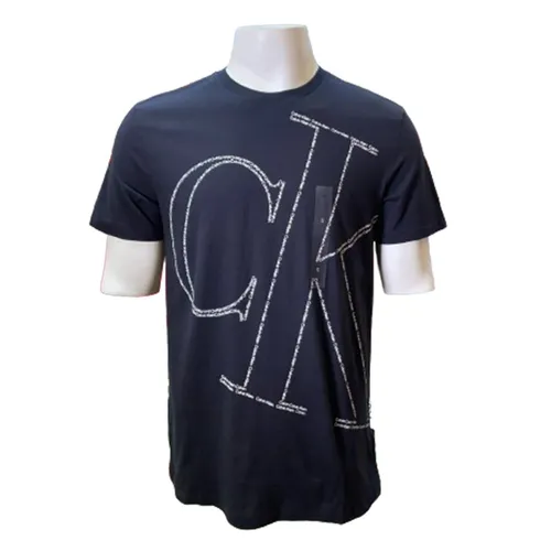 Calvin Klein Áo thun - Áo Thun Nam Calvin Klein CK Tshirt SP40575390 Màu Đen Size XL - Vua Hàng Hiệu