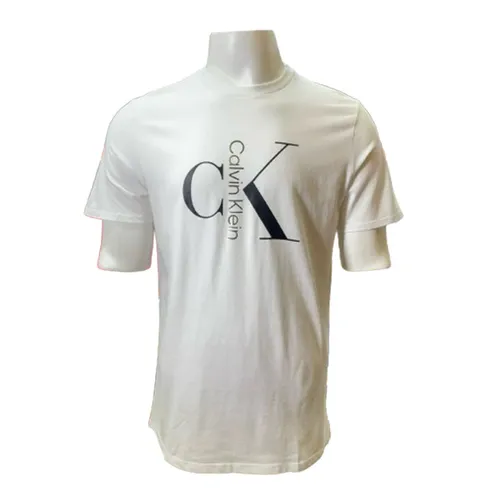 Calvin Klein Áo thun - Áo Thun Nam Calvin Klein CK Tshirt SP40591762 - GC05 Màu Trắng Size S - Vua Hàng Hiệu