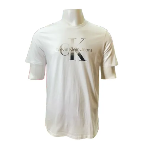 Calvin Klein Áo thun - Áo Thun Nam Calvin Klein CK Tshirt SP40591808 - GC05 Màu Trắng L - Vua Hàng Hiệu