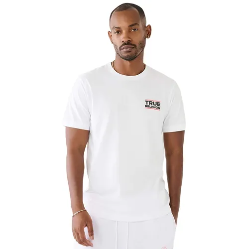 True Religion - Áo Thun Nam True Religion True Buddha Tee 107813 - TB01 Tshirt Màu Trắng Size S - Vua Hàng Hiệu