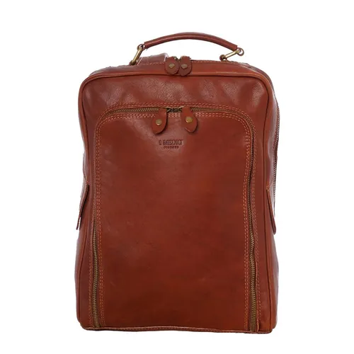 Túi xách Medici Of Florence - Balo Nam Medici Of Florence Calfskin 681 MED681B6A4225 Màu Nâu - Vua Hàng Hiệu