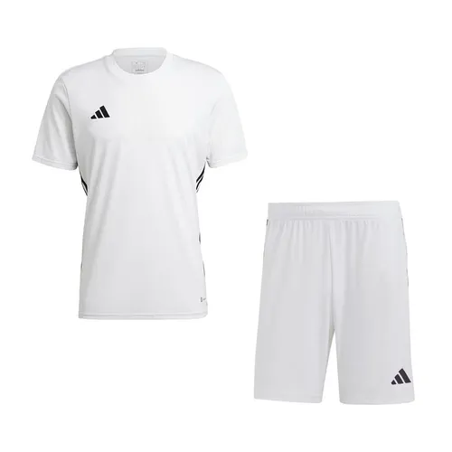 Bộ Quần Áo Cộc Tay Nam Adidas Tiro 23 League Soccer H44526/IB8083 Màu Trắng Size XL