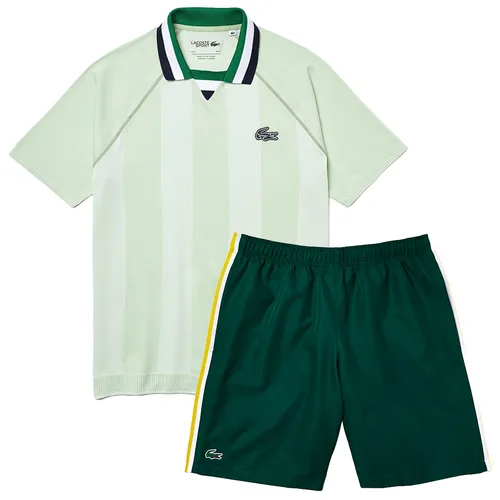 Bộ Quần Áo Cộc Tay Nam Lacoste Sport Seamless Open Collar Jacquard DH6441-GY1 GH6908-117 Màu Xanh Lá Size 3 - Thời trang - Vua Hàng Hiệu