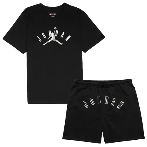 Bộ Quần Áo Cộc Tay Nam Nike Jordan Flight MVP FB7023-010 Màu Đen Size S