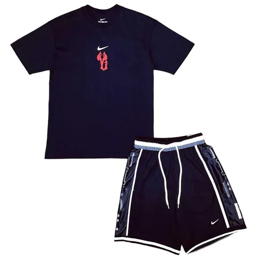 Bộ Quần Áo Cộc Tay Nam Nike x Yi Jianlian Dri-fit Màu Đen Size S - Thời trang - Vua Hàng Hiệu