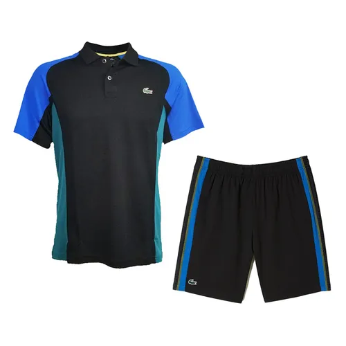 Bộ Thể Thao Nam Lacoste Men's Sport Thermo Regulating Piqué Tennis Màu Xanh Đen Size 3