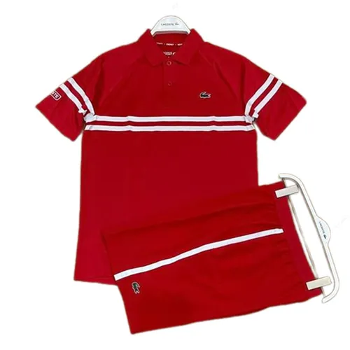 Bộ Thể Thao Nam Lacoste  Sport x Novak Djokovic Ultra Light Tennis Màu Đỏ Size 3