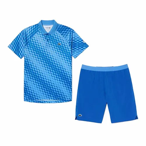 Bộ Thể Thao Nam Lacoste Tennis X Novak Djokovic Fan Version Màu Xanh Blue Size S