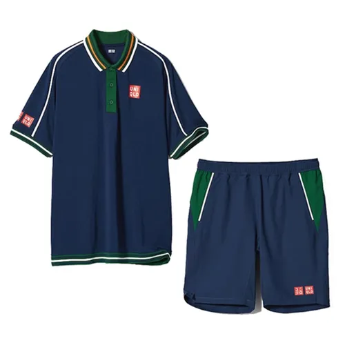 Uniqlo - Bộ Thể Thao Nam Uniqlo Tennis Nishikori 2024 Màu Xanh Navy Size S - Vua Hàng Hiệu