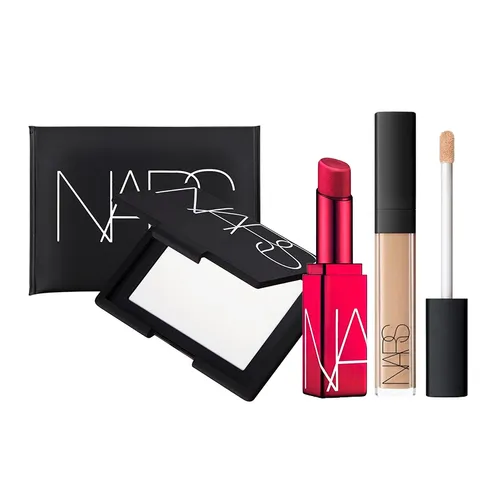Combo Trang Điểm Phấn Phủ + Kem Che Khuyết Điểm + Son Môi Nars 3 món