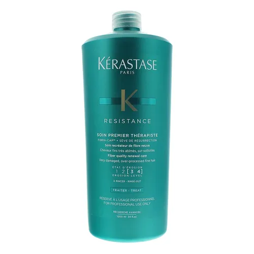 Chăm sóc tóc - Dầu Xả Hỗ Trợ Phục Hồi Tóc Hư Tổn Kérastase Resistance Soin Premier Thérapiste 1000ml - Vua Hàng Hiệu