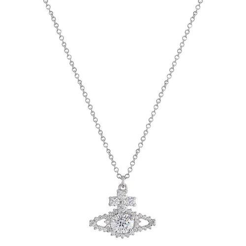 Dây Chuyền Nữ Vivienne Westwood Valentina Orb Pendant Necklaces Màu Bạc - Trang sức - Vua Hàng Hiệu