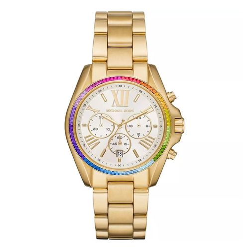 Đồng Hồ Michael Kors MK Bradshaw Rainbow Dial Watch 43mm MK6583 Màu Vàng Gold