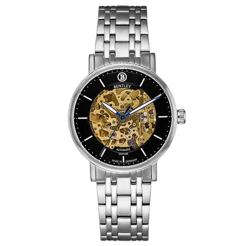 Đồng hồ - Đồng Hồ Nam Bentley Skeleton BL1833-15MWBI-AMS-D Màu Bạc Vàng - Vua Hàng Hiệu