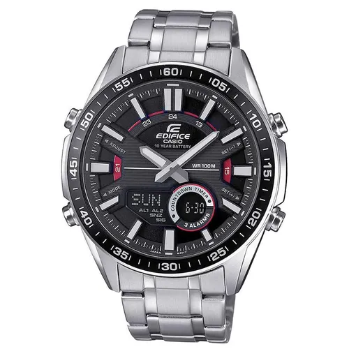 Đồng hồ - Đồng Hồ Nam Casio Edifice EFV-C100D-1AVDF Màu Bạc Đen - Vua Hàng Hiệu
