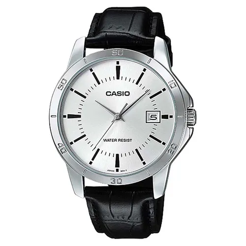Đồng hồ - Đồng Hồ Nam Casio MTP-V004L-7AUDF Màu Trắng Đen - Vua Hàng Hiệu