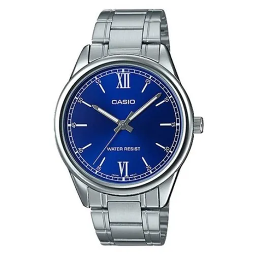 Đồng hồ - Đồng Hồ Nam Casio MTP-V005D-2B1UDF Màu Xanh Bạc - Vua Hàng Hiệu