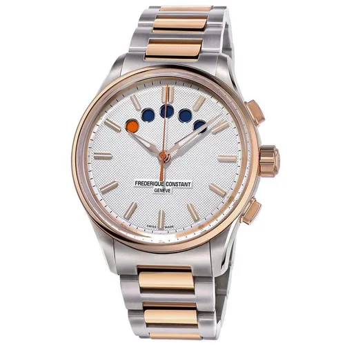 Đồng hồ - Đồng Hồ Nam Frederique Constant Yacht Timer FC-380VT4H2B Màu Demi (Bạc – Vàng Hồng) - Vua Hàng Hiệu