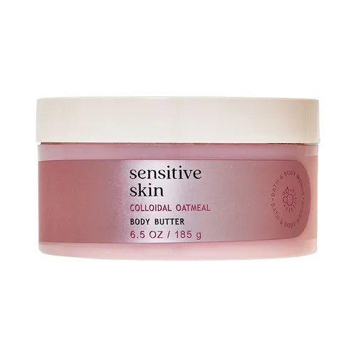 Mỹ phẩm Bath & Body Works Kem/Sữa dưỡng thể - Dưỡng Thể Bath & Body Works Sensitive Skin With Colloidal Oatmeal Body Butter 185g - Vua Hàng Hiệu