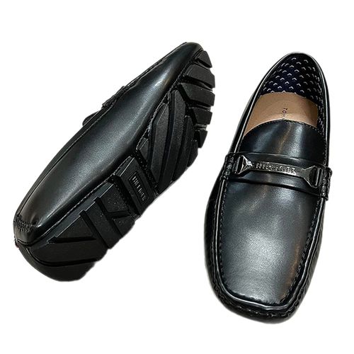 Giày Lười Nam Tommy Hilfiger Men's Black Màu Đen Size 40.5