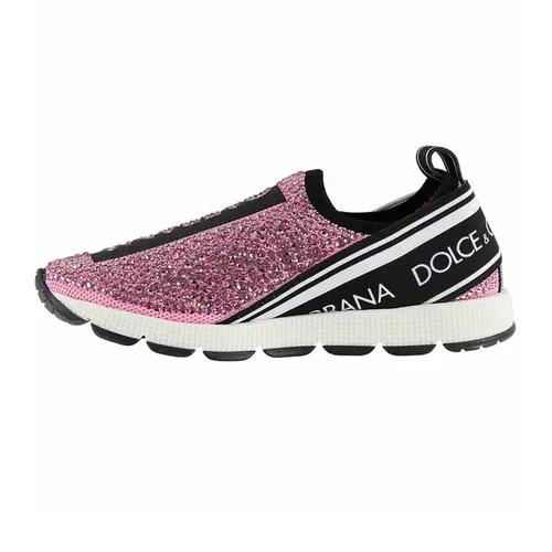 Giày Sneaker Nữ Dolce & Gabbana D&G Pink M. Similisten Màu Hồng Đen Size 37