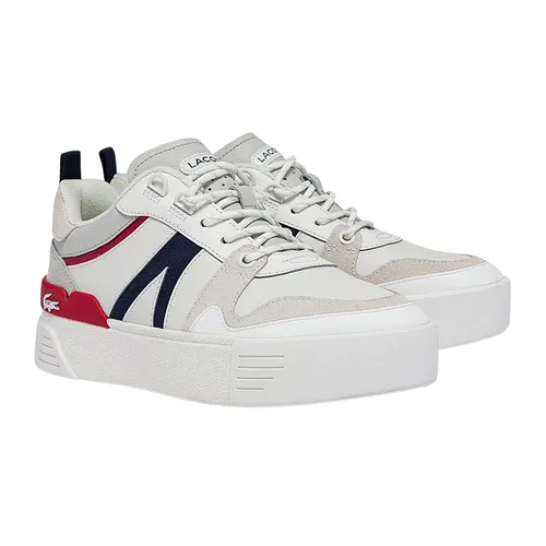 Giày Thể Thao Nữ Lacoste Women's L002 Leather Trainers Màu Trắng Size 38