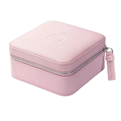 Phụ kiện Pandora - Hộp Đựng Đồ Trang Sức Pandora Pink Square Jewelry Box Màu Hồng - Vua Hàng Hiệu