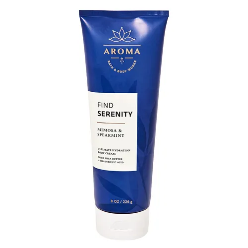 Mỹ phẩm Bath & Body Works Kem/Sữa dưỡng thể - Kem Dưỡng Thể Bath & Body Works Aroma Find Serenity Mimosa and Spearmint Body Cream 226g - Vua Hàng Hiệu