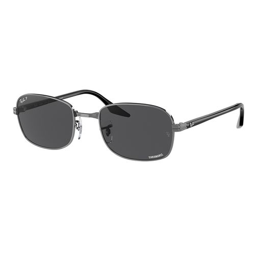 Kính Mát Rayban Chromance Polarized Grey Rectangular Unisex Sunglasses RB3690 004/K8 Màu Xám