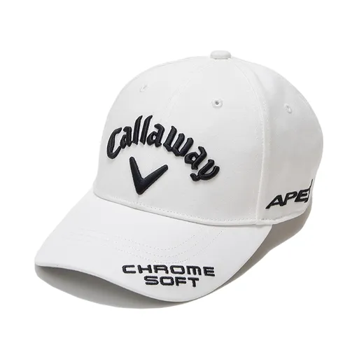 Mũ nón Callaway - Mũ Callaway Golf Tour Cap 2022 Model C22990200 Màu Trắng Đen - Vua Hàng Hiệu