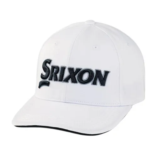 Mũ Dunlop Srixon Golf Hat SMH3130X Màu Trắng Đen - Mũ nón - Vua Hàng Hiệu