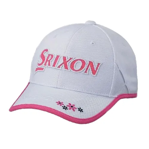 Mũ Dunlop Srixon Golf Ladies Cap SWH2152 Màu Trắng Hồng