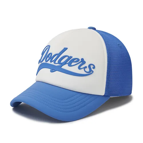 MLB Korea - Mũ MLB Varsity Basic Cursive Lettering Color Scheme Mesh Cap LA Dodgers 3AMC00343-07BLS Màu Xanh Blue - Vua Hàng Hiệu