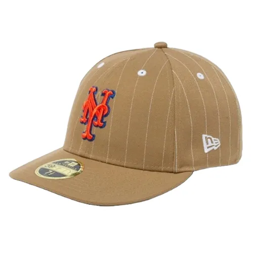 New Era - Mũ New Era 59Fifty MLB Pinstripe New York Mets Khaki Màu Khaki - Vua Hàng Hiệu