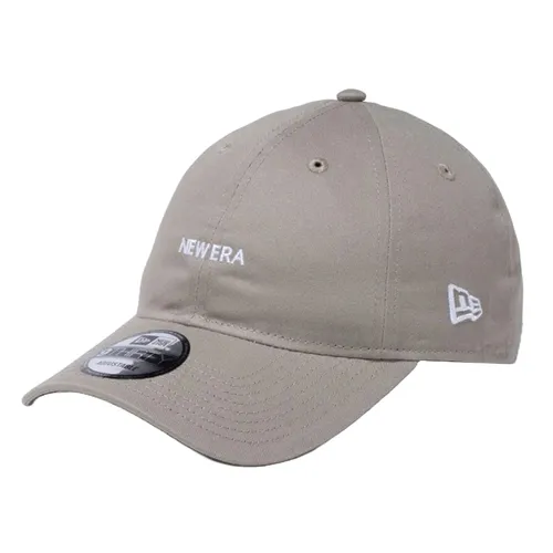 Mũ New Era 9Thirty Adjustable Baseball Cap Pebble Snow White Màu Ghi Họa Tiết Trắng