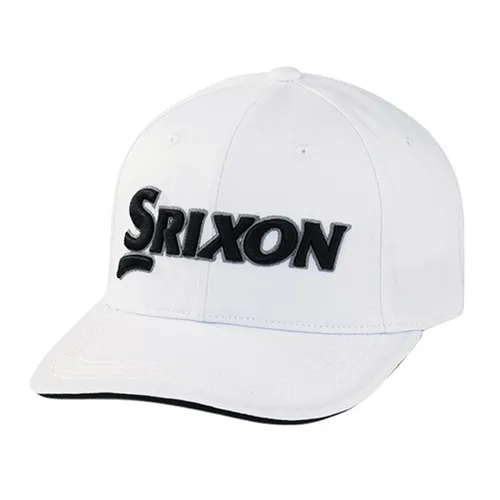 Mũ nón Vải cao cấp Anh - Mũ Dunlop Srixon SMH1137 White Cap Màu Trắng - Vua Hàng Hiệu