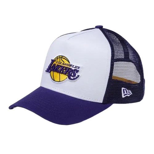Mũ New Era Mesh Cap 9Forty Lakers Cap Màu Trắng Phối Tím