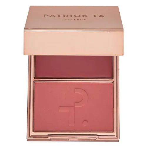 Phấn Má Hồng Patrick Ta 2in1 Double-Take Cream And Power Blush Duo Màu She's Flushed