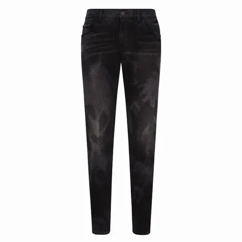 Thời trang Đen xám Quần jeans - Quần Jean Nam Dolce & Gabbana D&G Regular Fit GYJCCDG8KJ2S9002 Màu Đen Xám Size 46 - Vua Hàng Hiệu