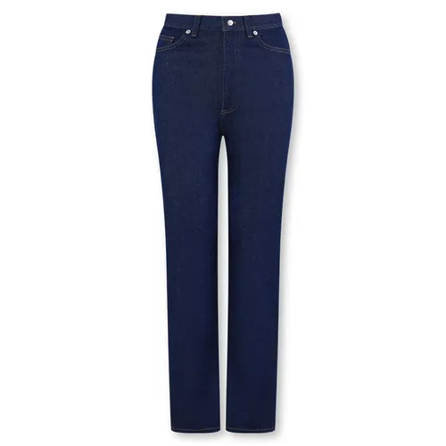 Thời trang - Quần Jean Nữ Lacoste Flared 850715259 Màu Xanh Đậm Size 24 - Vua Hàng Hiệu