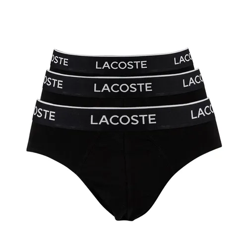 Thời trang Lacoste Quần lót - Set 3 Quần Lót Nam Lacoste Men's 3 Pack Màu Đen - Vua Hàng Hiệu