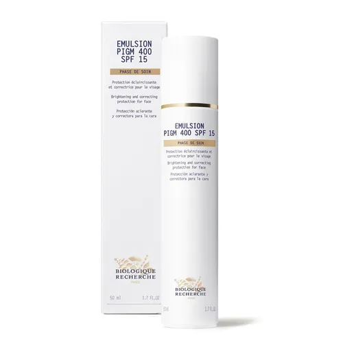 Sữa Dưỡng Hỗ Trợ Tăng Cường Bảo Vệ, Hồi Phục, Làm Sáng Da Biologique Recherche Emulsion Pigm 400 SPF 15, 50ml - Mỹ phẩm - Vua Hàng Hiệu