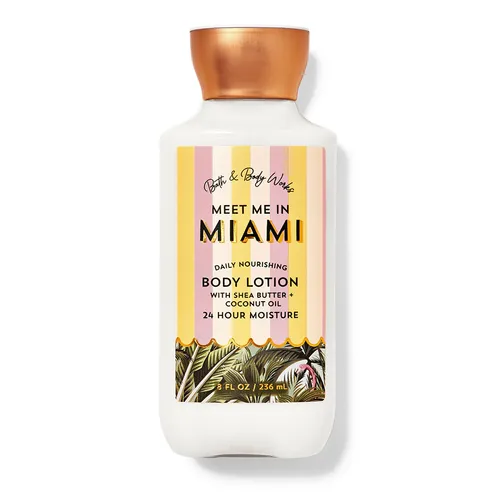 Mỹ phẩm Bath & Body Works Kem/Sữa dưỡng thể - Sữa Dưỡng Thể Bath & Body Works Meet Me In Miami Body Lotion 236ml - Vua Hàng Hiệu