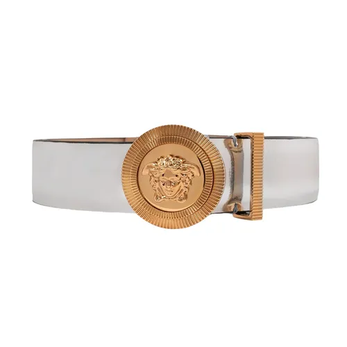 Thắt lưng Versace Nam - Thắt Lưng Nam Versace Medusa In Silver 1003760 1A01757 1E01V Màu Bạc Size 90 - Vua Hàng Hiệu