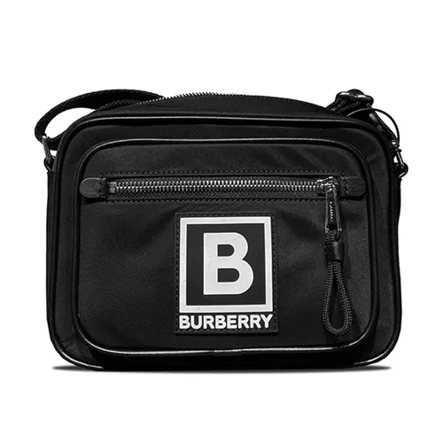Túi Đeo Chéo Burberry Paddy Crossbody Camera Bag Black Nylon Màu Đen