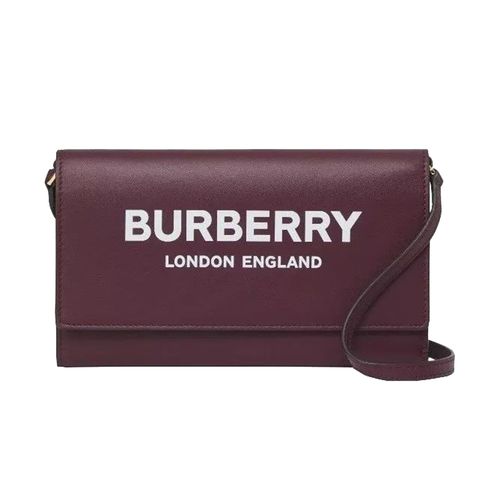 Túi Đeo Chéo Nữ Burberry Womens Crossbody Bag Leather 80463091 Màu Đỏ Burgundy