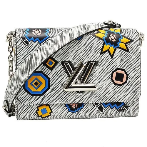 Túi xách - Túi Đeo Chéo Nữ Louis Vuitton LV Twist MM Epidenim Leather M50824 Bron Gris 2way Handbag Shoulder Bag Màu Xám - Vua Hàng Hiệu