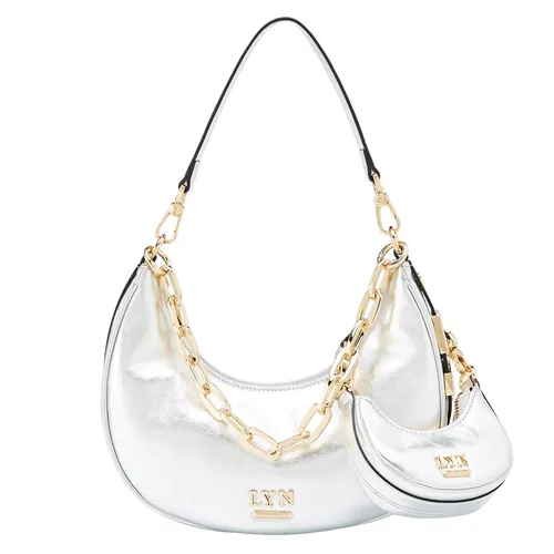 Túi Đeo Vai Nữ Lyn Diva Metallic Shoulder Bags LL24CBF199 Màu Bạc