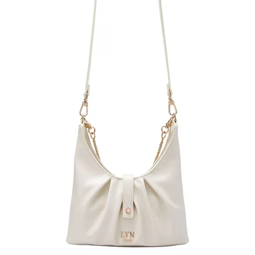 Túi Đeo Vai Nữ Lyn Hype S Shoulder Bags LL23FBF171 Màu Trắng - Túi xách - Vua Hàng Hiệu